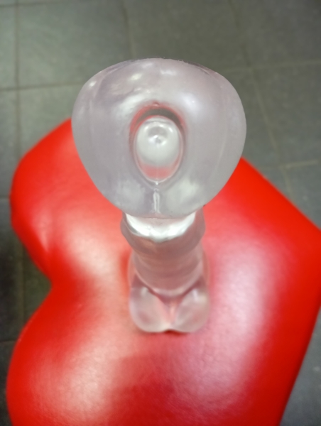 Вибратор крупный, конский, прозрачный - Фотография №4