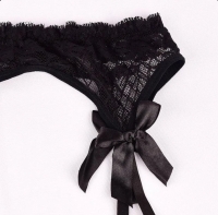Пояс черный кружевной - Фотография №1