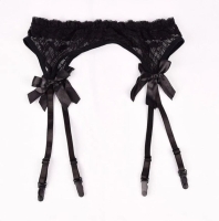 Пояс черный кружевной - Фотография №2