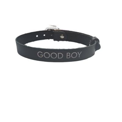 Чокер "Интимхаус" полоска черная GOODBOY Интим Хаус