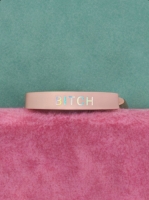 Чокер "Интимхаус" розовая полоска BITCH Интим Хаус