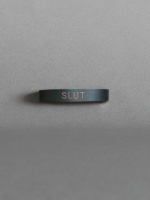 Чокер "Интимхаус" черная полоска SLUT Интим Хаус