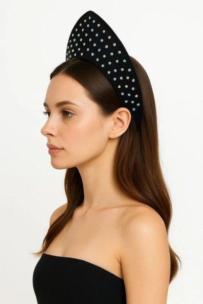 Кокошник "BDSM Arsenal" со стразами - Фотография №2