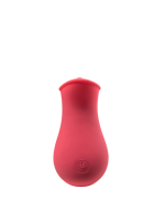 Вибратор розовый с язычком - Фотография №1