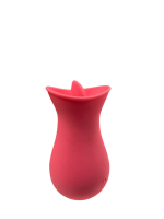 Вибратор розовый с язычком - Фотография №3