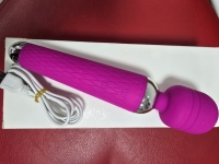 Вибратор фиолетовый аналог Хитачи двусторнний - Фотография №2