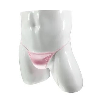 Трусики мужские стринги розовые - Фотография №2