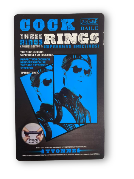Набор эрекционных колец "Baile" yvonne - Фотография №3