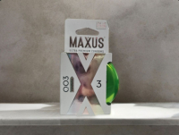 Презервативы 003 гладкие классические "Maxus" 3 шт в зеленом металлическом кейсе Интим Хаус