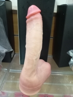 Фаллоимитатор реалистичный "Большая шишка" с мошонкой длинный на присоске - Фотография №3