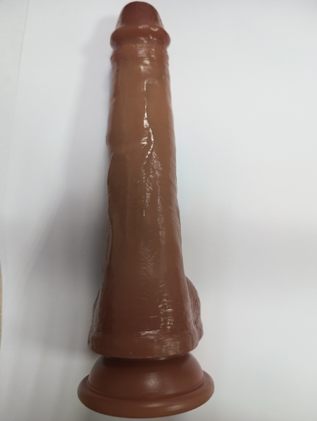 Фаллоимитатор с мошонкой "Карамелла" - Фотография №3