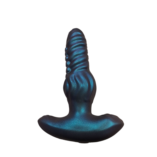 Пробка анальная щупальца, цвет темно зеленый металлик - Фотография №1