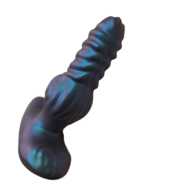 Пробка анальная щупальца, цвет темно зеленый металлик - Фотография №3