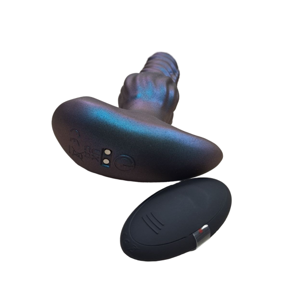 Пробка анальная щупальца, цвет темно зеленый металлик - Фотография №4