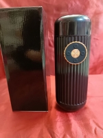 Мастурбатор в круглой черной тубе с эффектом засасывания - Фотография №1