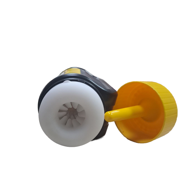 Мастурбатор в черно желтой тубе с поступательными движениями - Фотография №2