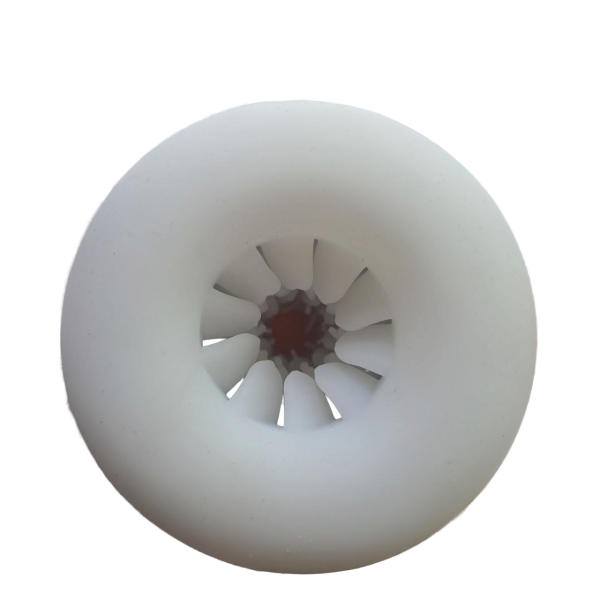 Мастурбатор в черно желтой тубе с поступательными движениями - Фотография №4