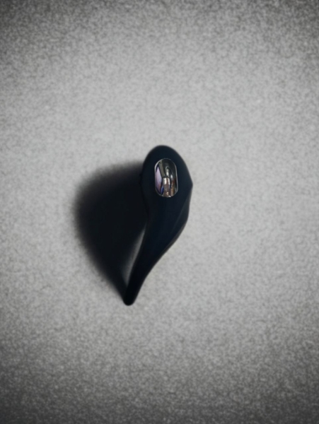 Кольцо с клиторальным стимулятором с ребрышками на д.у пульте - Фотография №2