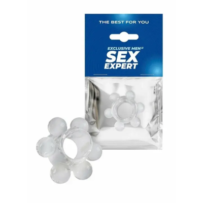 Кольцо 'эрекционные "Sex Expert" прозрачные Интим Хаус