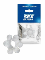 Кольцо "Sex Expert" прозрачное - Фотография №1