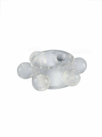 Кольцо "Sex Expert" прозрачное с пупырышками - Фотография №4