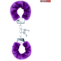 Наручники "Notabu" с фиолетовым мехом - Фотография №2