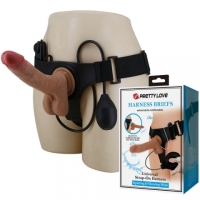 Страпон с семяизвержением и вибрацией "Pretty Love" Интим Хаус