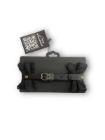 Ошейник "Crazy Handmade" черный с кружевом - Фотография №2