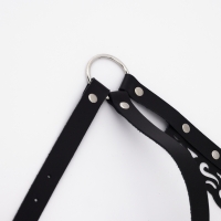 Портупея "Crazy Handmade" резная с клепками - Фотография №5