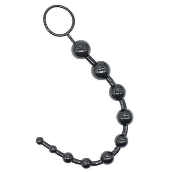 Анальная цепочка черная - Фотография №1