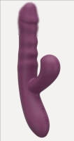 Вибратор фиолетовый с клиторалым сосущим эффектом Интим Хаус