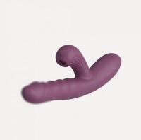 Вибратор фиолетовый с клиторалым сосущим эффектом - Фотография №3