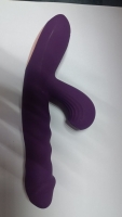 Вибратор фиолетовый с клиторалым сосущим эффектом - Фотография №6