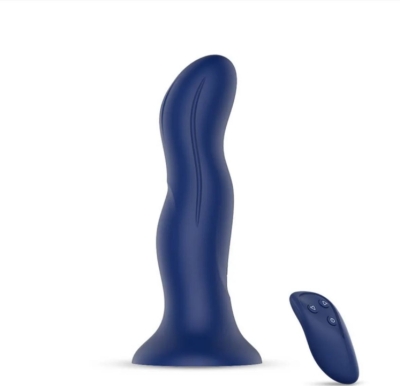 Пробка "DMM" синяя рельефная на д.у пульте Интим Хаус