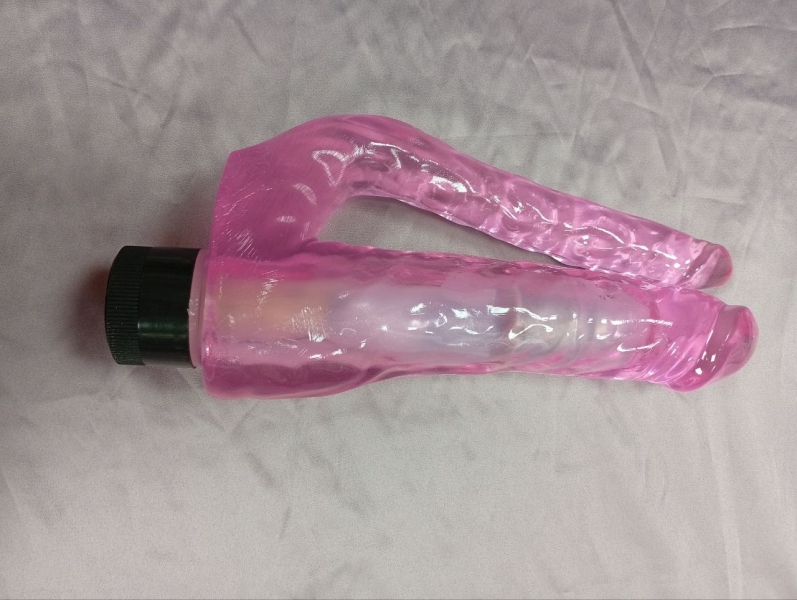 Вибратор "Double penis" для двойного проникновения сиреневый - Фотография №2