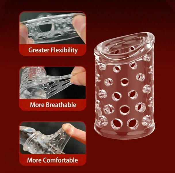 Набор насадок прозрачные с отвертсиями - Фотография №3