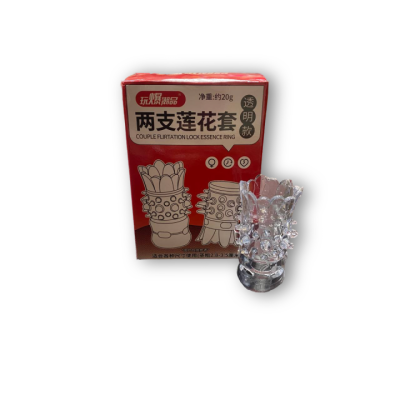 Набор насадок прозрачные с шипиками Интим Хаус