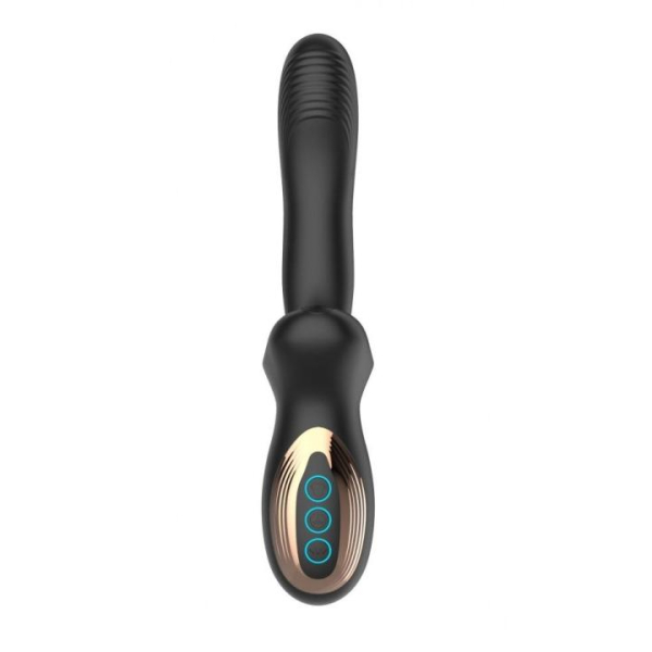 Вибратор "Walter" чёрный с поступательными движениями - Фотография №2