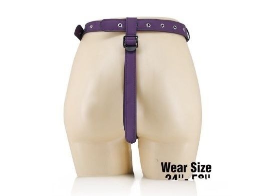 Трусики для страпона "Pretty Love" Caludio 3 фиолетовые - Фотография №3