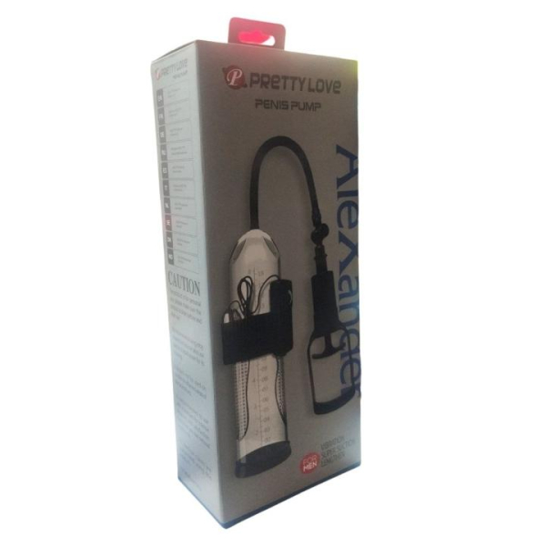 Помпа пошрневая для увеличения члена с вибрацией "Pretty love" Alexander - Фотография №4