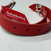 Кляп кольцо на кожанных красных ремнях - Фотография №3