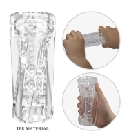 Мастурбатор "Pretty Love" Lamara прозрачный с вибрацией - Фотография №4