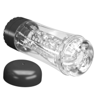 Мастурбатор "Pretty Love" Lamara прозрачный с вибрацией - Фотография №7