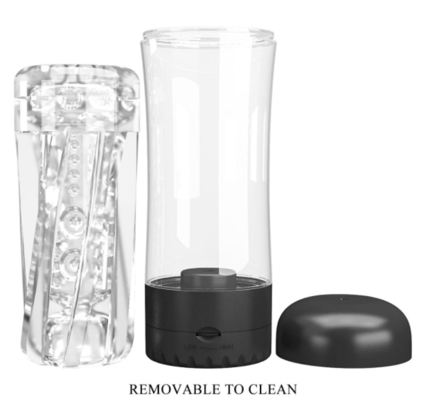 Мастурбатор "Pretty Love" Lamara прозрачный с вибрацией - Фотография №8