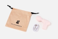 Вибратор мини "G-Viergee" пудровый аналог хитачи - Фотография №3