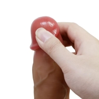 Фаллоимитатор "Pretty Love" Duvall реалистик на присоске с мошонкой - Фотография №4