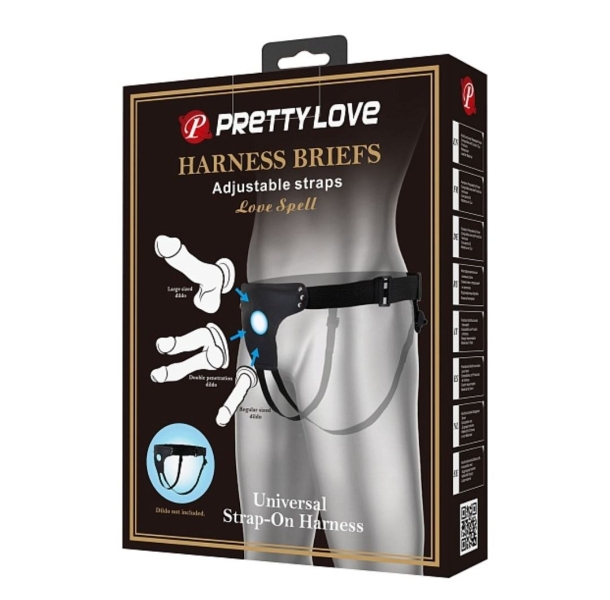 Трусики для страпона "Pretty love" с кольцом - Фотография №9