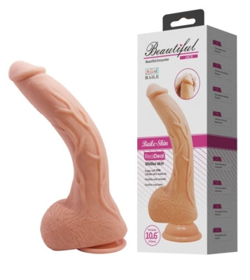 Вибратор "PrettyLove" Jack с мошонкой длинный Интим Хаус