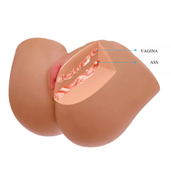 Мастурбатор "Crazy Bull" Ilana большая попка с эффектом засасывания - Фотография №3