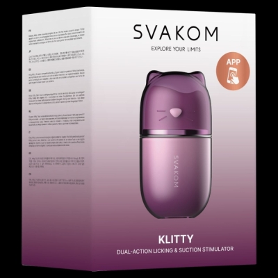 Вибратор "Svakom" Klitty розовый в форме кошечки Интим Хаус